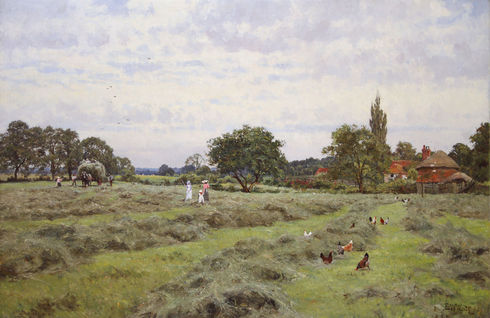 Haymaking in Sussex